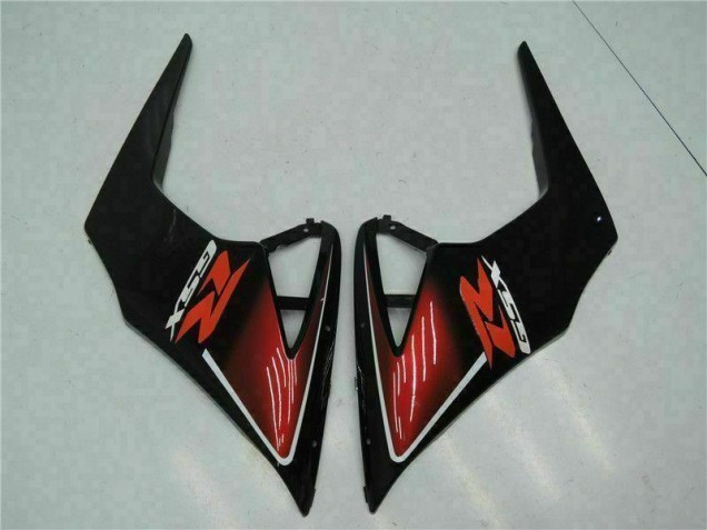 Vermelho Preto Kit Completo Carenagem Suzuki GSXR 1000 K5 2005-2006 Vermelho Preto Kit Completo Carenagem Suzuki GSXR 1000 K5 2005-2006