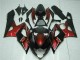 Vermelho Preto Kit Completo Carenagem Suzuki GSXR 1000 K5 2005-2006 Vermelho Preto Kit Completo Carenagem Suzuki GSXR 1000 K5 2005-2006