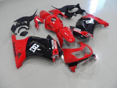 Vermelho Preto Kits Carenagem Kawasaki ZX 250R 2008-2012