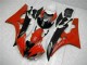 Vermelho Preto Kits Completo Carenagem Yamaha R6 2006-2007