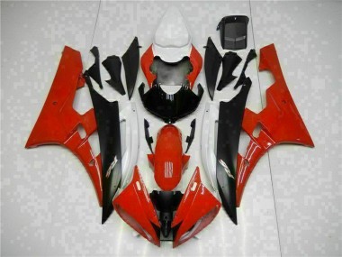 Vermelho Preto Kits Completo Carenagem Yamaha R6 2006-2007