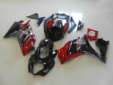 Vermelho Preto No Adesivo Carenagem Suzuki GSXR 1000 K7 2007-2008