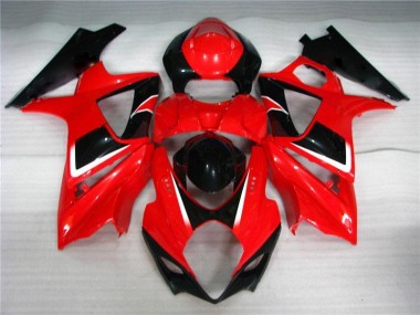 Vermelho Preto Plásticos Suzuki GSXR 1000 K9 2009-2016