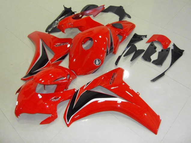 Vermelho Preto Prata Carenagem Honda CBR 1000RR 2008-2011